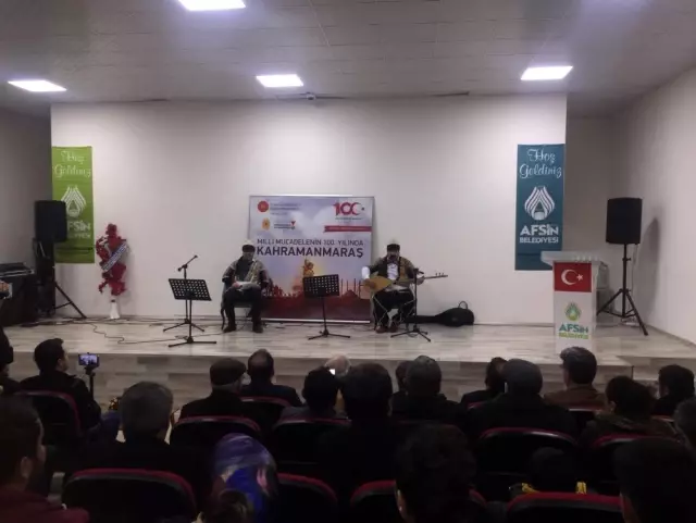 Afşin'de ozanlar 100'üncü yıl için söyledi Afşin'de ozanlar 100'üncü yıl için söyledi