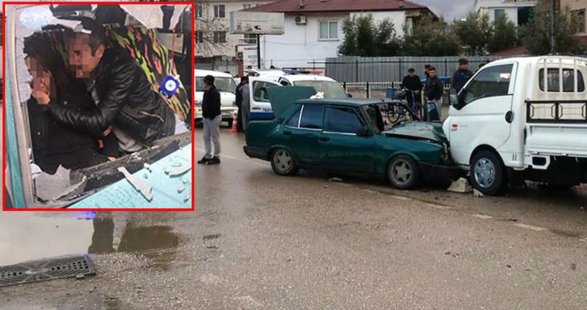 Aşkına karşılık bulamayan kadın kazaya neden oldu! Ölümden döndü