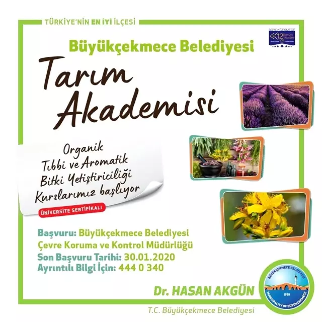 Büyükçekmece'de 'Tarım Yılı' eğitim programı başlıyor Büyükçekmece'de 'Tarım Yılı' eğitim programı başlıyor