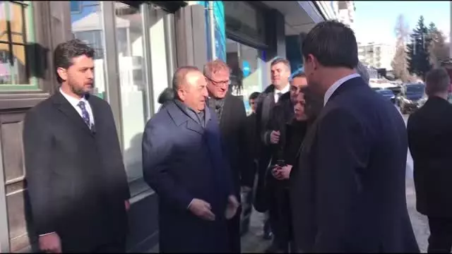 Dışişleri Bakanı Çavuşoğlu, Davos'ta