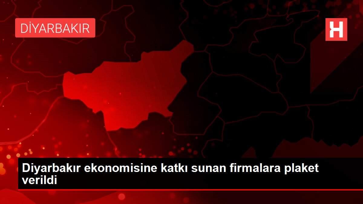 Diyarbakır ekonomisine katkı sunan firmalara plaket verildi Diyarbakır ekonomisine katkı sunan firmalara plaket verildi