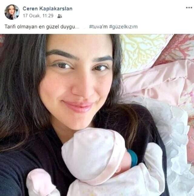 Hamileyken nişanlısı tarafından darp edilen Ceren Kaplakarslan, anne oldu