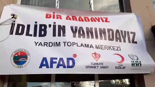 İdlib'e insani yardım kampanyası başlatıldı İdlib'e insani yardım kampanyası başlatıldı