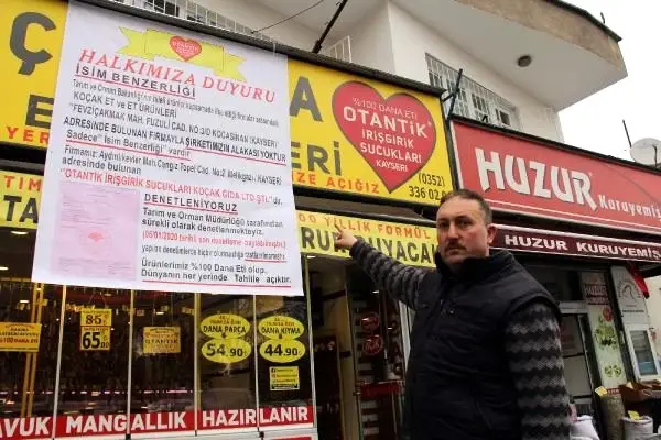 İsim benzerliğinden mağdur olan firmadan afişli çözüm İsim benzerliğinden mağdur olan firmadan afişli çözüm