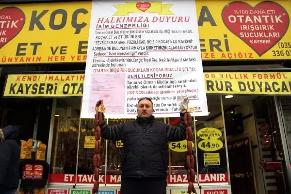 İsim benzerliğinden mağdur olan firmadan afişli çözüm İsim benzerliğinden mağdur olan firmadan afişli çözüm