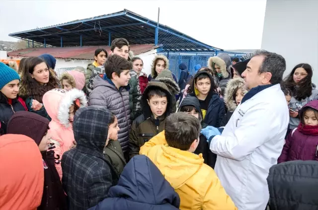 Kahramankazan'da çocuklardan barınak ziyareti Kahramankazan'da çocuklardan barınak ziyareti