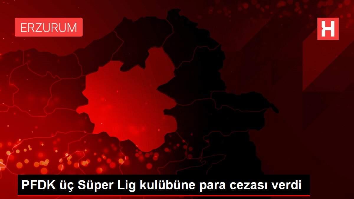 PFDK üç Süper Lig kulübüne para cezası verdi PFDK üç Süper Lig kulübüne para cezası verdi