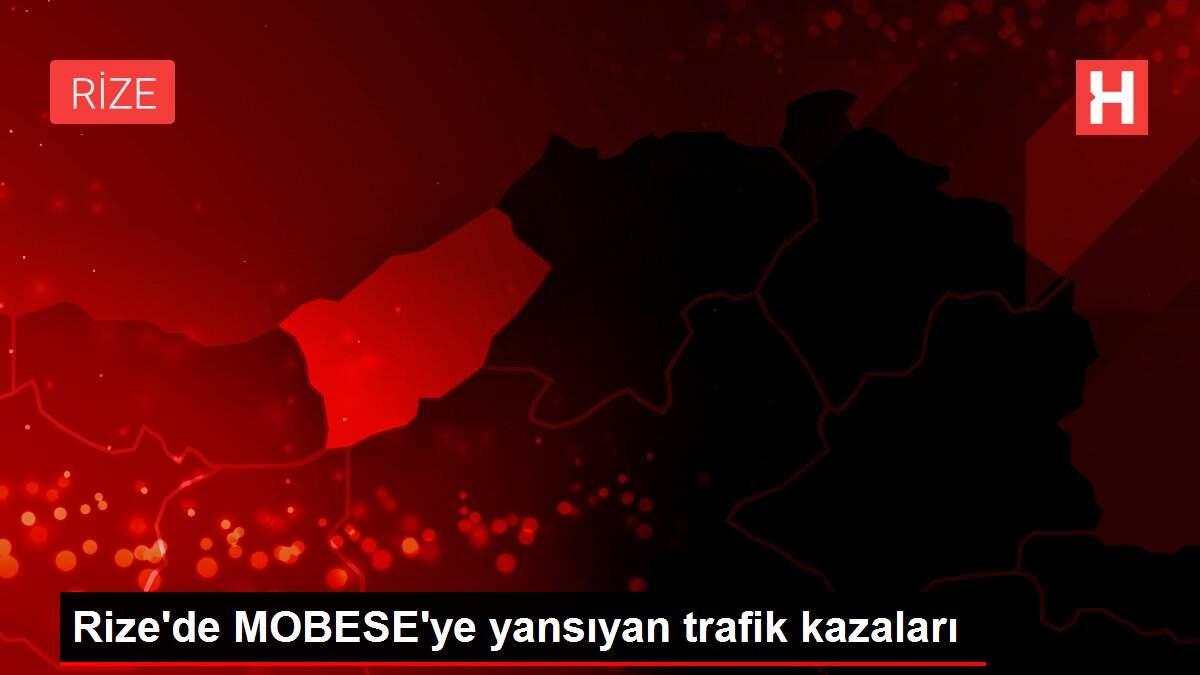 Rize'de MOBESE'ye yansıyan trafik kazaları