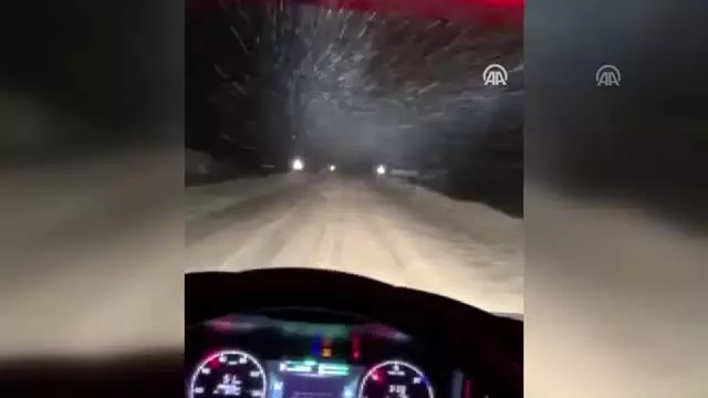 Seydişehir-Antalya kara yolunda ulaşım güçlükle sağlanıyor (2) Seydişehir-Antalya kara yolunda ulaşım güçlükle sağlanıyor (2)