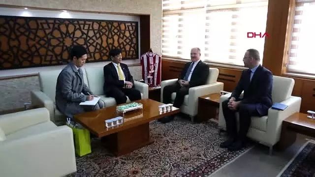 Sivas japonya büyükelçisi miyajima'dan sivas ziyareti Sivas japonya büyükelçisi miyajima'dan sivas ziyareti