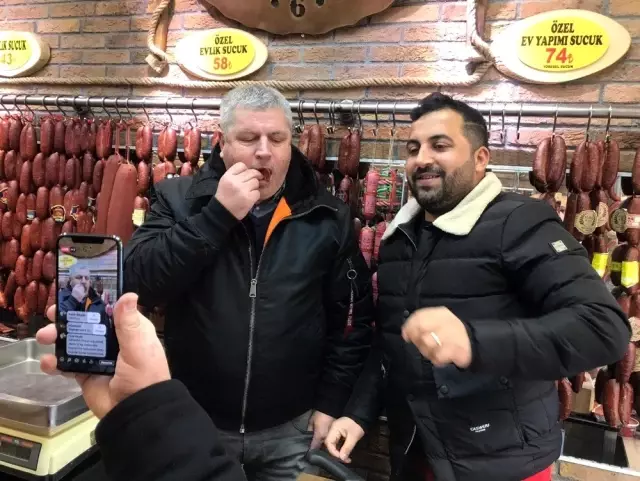 Ünlü menajer Kayseri Pastırmasına hayran kaldı Ünlü menajer Kayseri Pastırmasına hayran kaldı