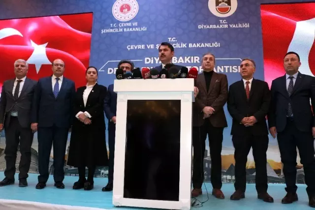Bakan Kurum: Amacımız Diyarbakır'ı çok daha iyi seviyelere çekmektir