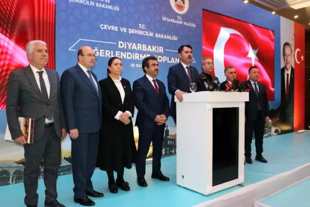 Bakan Kurum: Amacımız Diyarbakır'ı çok daha iyi seviyelere çekmektir