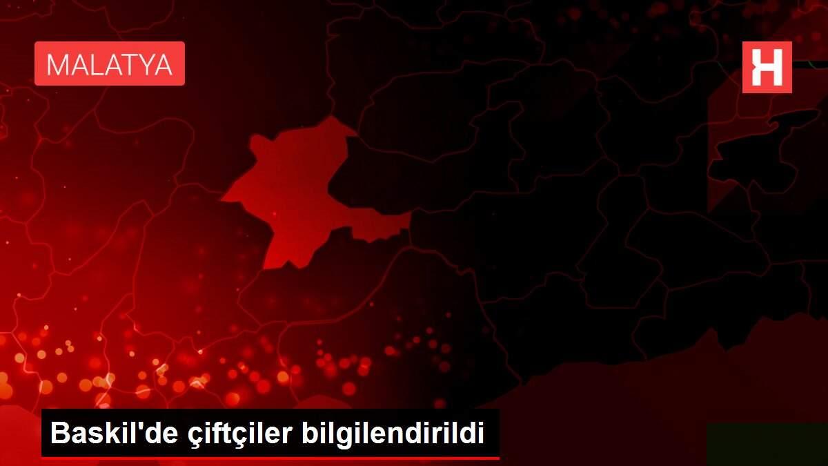Baskil'de çiftçiler bilgilendirildi