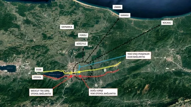Sakarya'da yeni otoyol girişi ve duble yol çalışmaları başlayacak Sakarya'da yeni otoyol girişi ve duble yol çalışmaları başlayacak