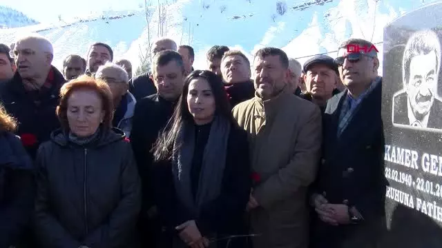 Tunceli kamer genç, mezarı başında anıldı