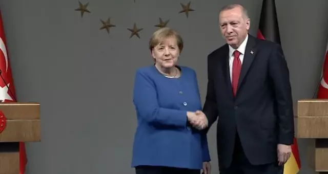 Cumhurbaşkanı Erdoğan, Merkel'e