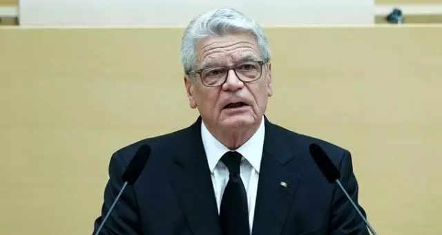 Eski Almanya Cumhurbaşkanı Gauck'tan dikkat çeken itiraf: Erdoğan'ın desteğine ihtiyacımız var Eski Almanya Cumhurbaşkanı Gauck'tan dikkat çeken itiraf: Erdoğan'ın desteğine ihtiyacımız var
