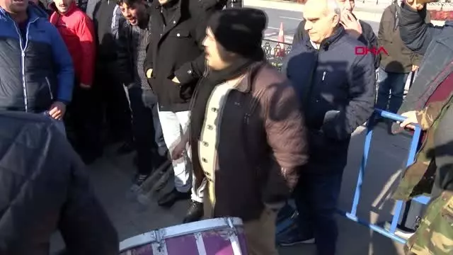 İbb'de işten çıkarılan işçiler eylemlerinin 150. gününde İbb'de işten çıkarılan işçiler eylemlerinin 150. gününde