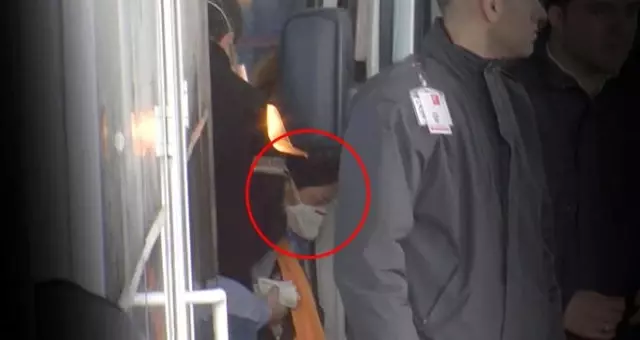 İstanbul'da büyük paniğe neden olan Çinli kadın, ülkesine gönderilirken görüntülendi