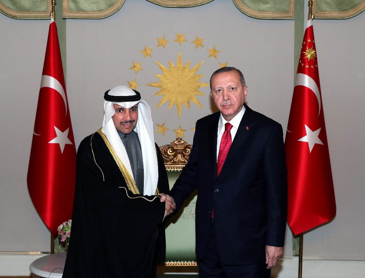 Kuveyt Ulusal Meclis Başkanı Marzuk Ali El Ganim'i kabul etti