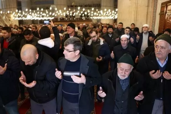 Selimiye Camii'nde 'yağmur' duası