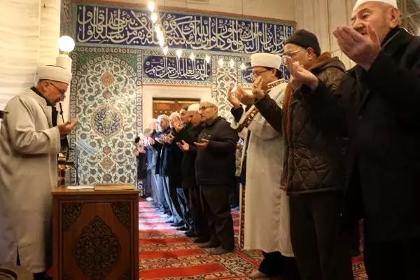 Selimiye Camii'nde 'yağmur' duası