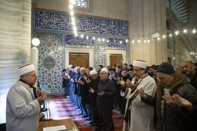 Selimiye Camisi'nde yağmur duası
