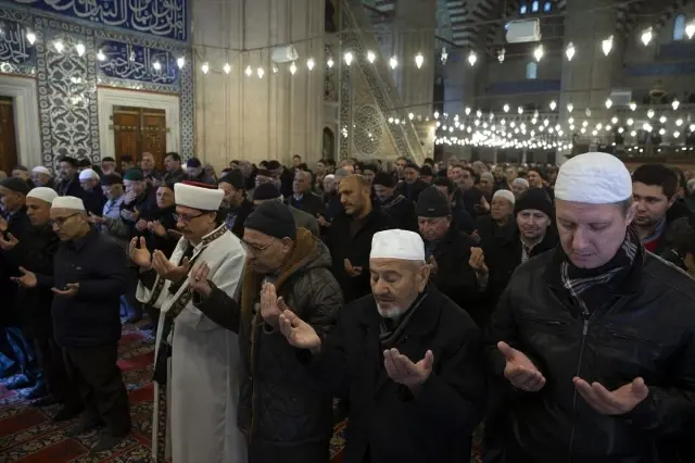 Selimiye Camisi'nde yağmur duası