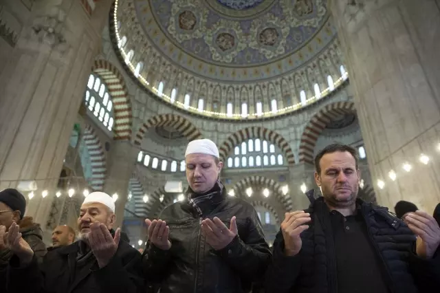 Selimiye Camisi'nde yağmur duası