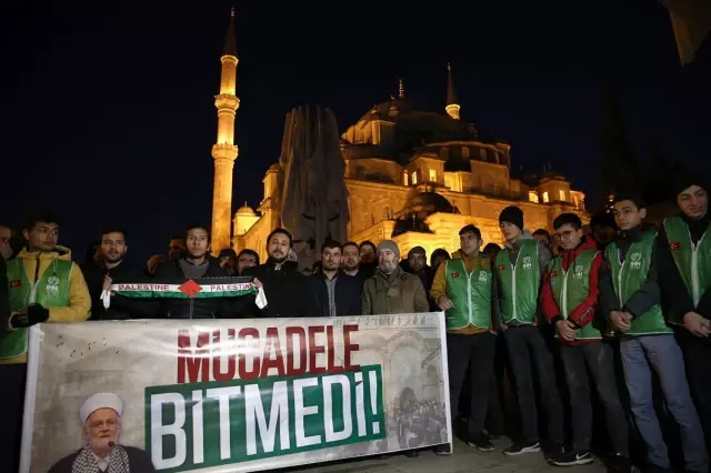 STK'lardan Şeyh Sabri'nin Mescid-i Aksa'dan uzaklaştırılmasına tepki STK'lardan Şeyh Sabri'nin Mescid-i Aksa'dan uzaklaştırılmasına tepki