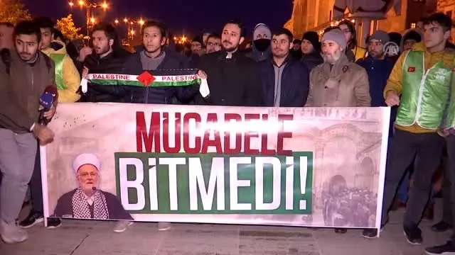 STK'lardan Şeyh Sabri'nin Mescid-i Aksa'dan uzaklaştırılmasına tepki STK'lardan Şeyh Sabri'nin Mescid-i Aksa'dan uzaklaştırılmasına tepki
