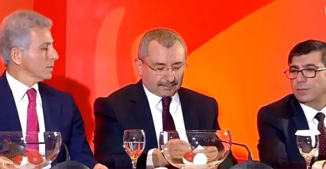 TFF İcra Kurulu Üyesi Ali Düşmez'in, Türkiye Kupası kura çekimindeki