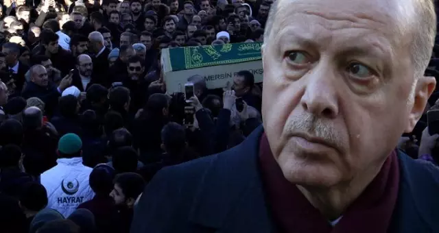 Cumhurbaşkanı Erdoğan, Elazığ'da katıldığı cenaze namazında gözyaşlarına hakim olamadı