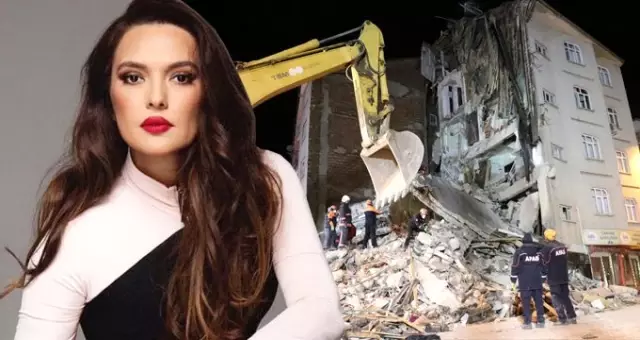 Demet Akalın, depremin meydana geldiği Elazığ'a mont ve bot yardımında bulundu