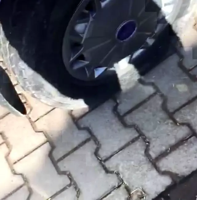Deprem sonrası eline aldığı bıçakla 160 aracın lastiğini patlattı Deprem sonrası eline aldığı bıçakla 160 aracın lastiğini patlattı