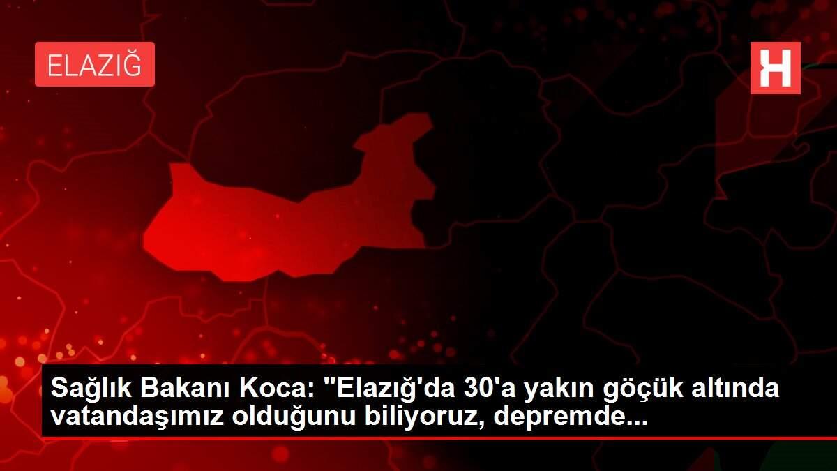 Sağlık Bakanı Koca: