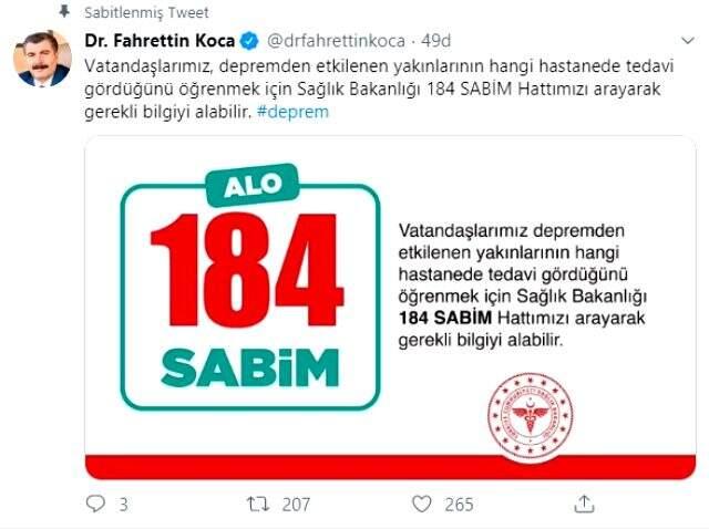 Sağlık Bakanı Koca: Vatandaşlarımız 184'ten yakınlarına ulaşabilirler