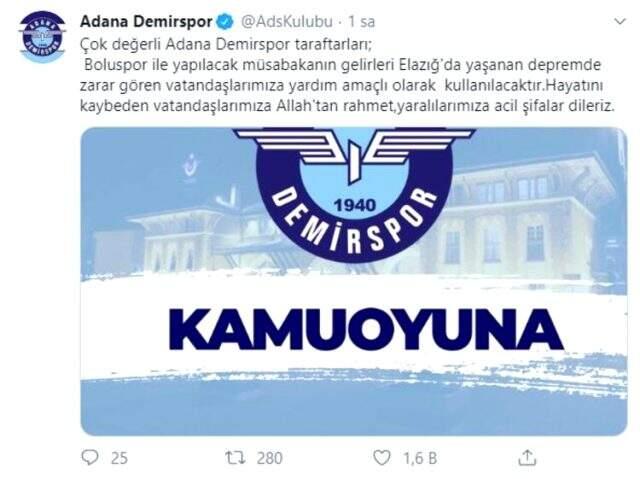 Spor camiası Elazığ için tek yürek oldu! Destek çığ gibi büyüyor
