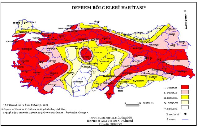 türkiye deprem haritası ile ilgili görsel sonucu
