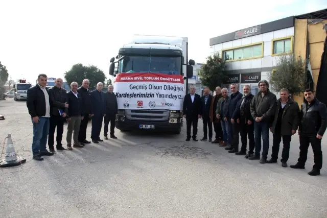 Adana iş dünyasından depremzedelere yardım