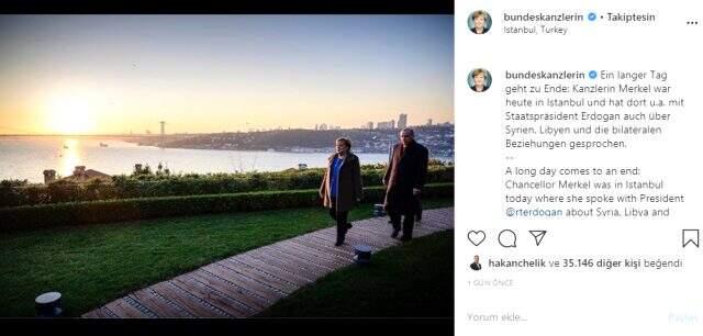 Angele Merkel'in İstanbul paylaşımı sosyal medyaya damga vurdu: Allah'a ısmarladık
