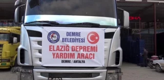 Antalya demre demre'den depremzedelere yardım eli