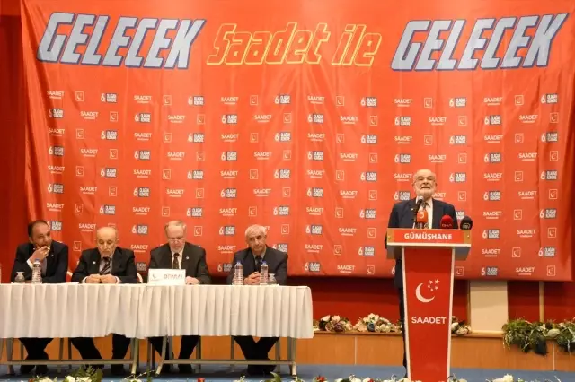 Saadet Partisi Gümüşhane 6. Olağan İl Kongresi yapıldı