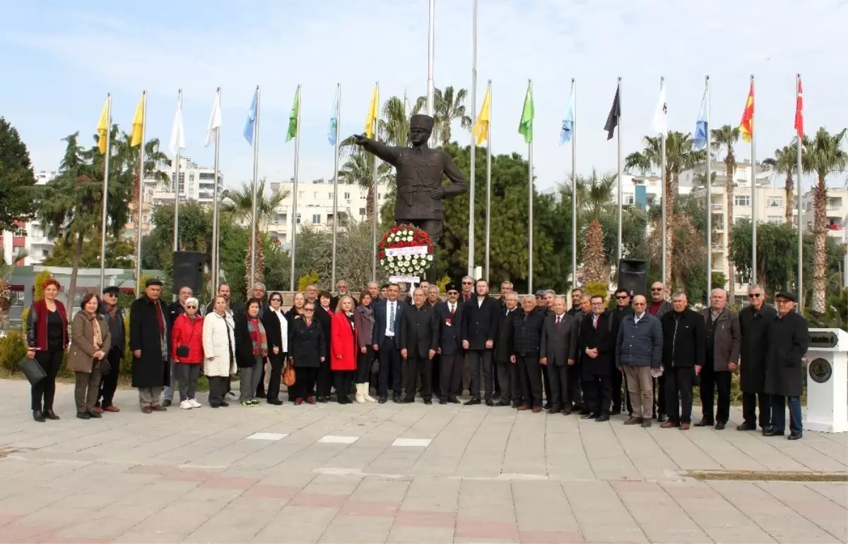 Atatürk'ün Erdemli'ye gelişinin 95. yıl dönümü kutlandı