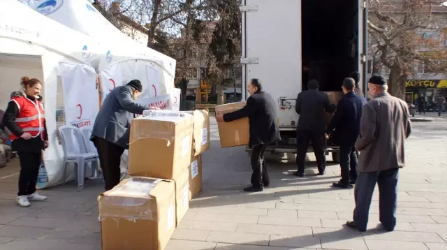Çubuk'ta Elazığ'a yardım kampanyası başlatıldı