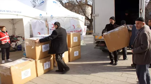 Çubuk'ta Elazığ'a yardım kampanyası başlatıldı