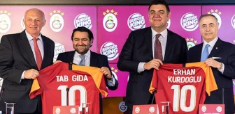 Galatasaray, TAB Gıda ile sponsorluk anlaşması imzaladı