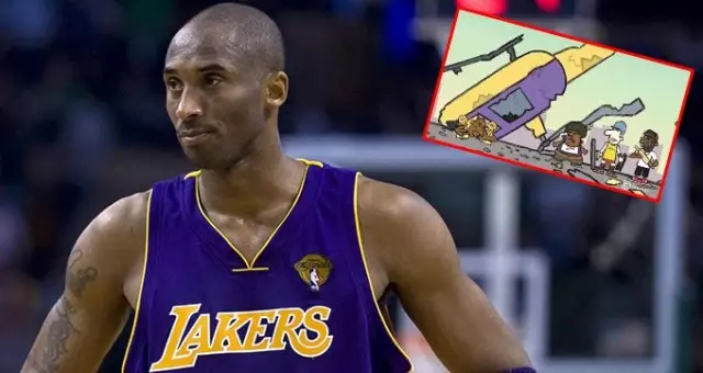 Çizgi filmde, Kobe Bryant'ın helikopter kazasında öldüğü 3 yıl önce gösterildi Çizgi filmde, Kobe Bryant'ın helikopter kazasında öldüğü 3 yıl önce gösterildi