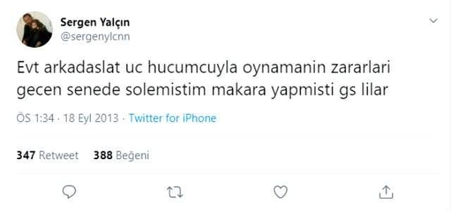 Sergen Yalçın'ın yıllar önce attığı tweetler tekrar gündem oldu!